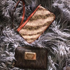 2 Authentic Michael Kors Wallets